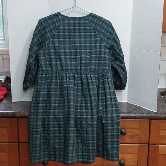 Madewell Green Black Dolman Sleeve Sundress...SIZE M - Picture 5 of 5